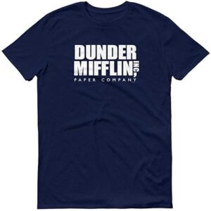 T-shirt classique pour adulte nbc the office dunder mifflin - parfait pour les fans du bureau. Le discount haut de gamme, c'est possible avec Diaytar