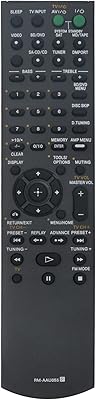 Allimity rm-aau055 rmaau055 télécommande de remplacement pour récepteur fm stéréo fm/am sony str-dh100