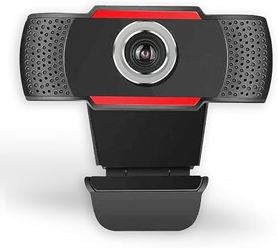 Caméra webcam pc led manta w182 hd 720p avec microphone intégré pour pc