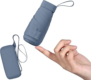 Mini parapluie avec protection uv upf 50+, parapluie compact léger, protection solaire