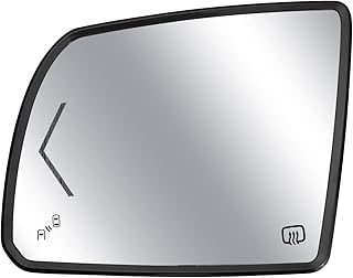 Rétroviseur en verre chauffant côté conducteur pour toyota sequoia tundra 2007-2020 remplacement 87906-0c030