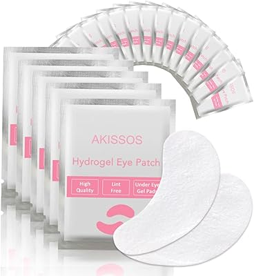 Accessus 100 pièces hydrogel eye patch fournitures d'extension de faux cils