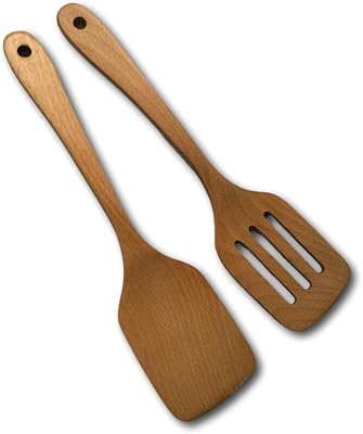 Ensemble de cuillères en bois hineke, essoreuse en bois pour batterie de cuisine