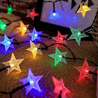 Guirlande lumineuse led amateur twinkle star 10 pieds-3 m alimentée par piles guirlande