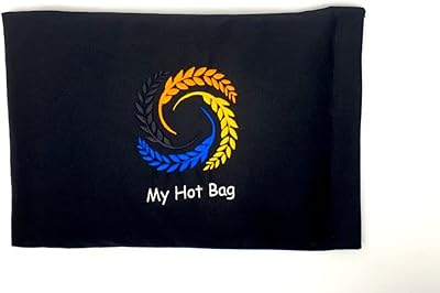 Mon hot bag - noir - micro-ondable 100 % coton non parfumé. une façon