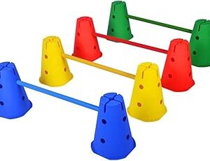 12 pièces parcours d'obstacles pour enfants, ensemble de jeux de carnaval en plein air, équipement de sport pour l'entraînement sensoriel en plein air, parcours d'obstacles pour fête en famille. L'univers du discount accessible 24/7 sur Diaytar Sénégal