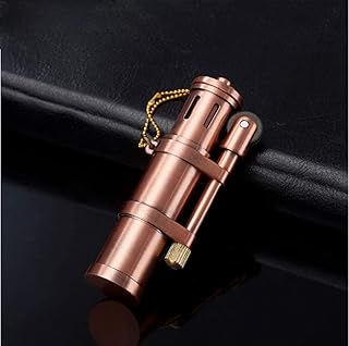 Briquet à kérosène en cuivre classique ytmy pour hommes, cadeau briquet antique, couleur