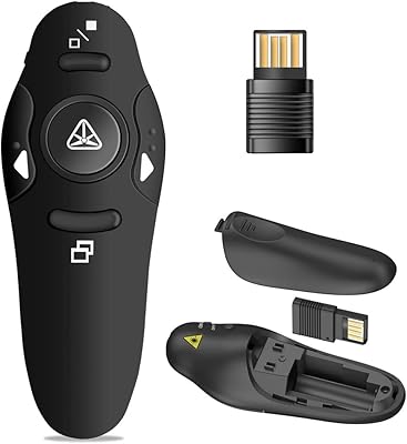 Télécommande sans fil usb iwinner pour pc ordinateur portable mac keynote (24 ghz)