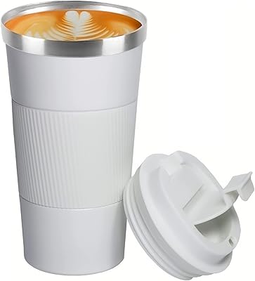 Tasse à café dirac 0,5 l en acier inoxydable avec couvercle sous vide