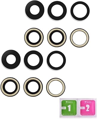 Objectif de caméra arrière en verre de remplacement phone sun pour apple iphone