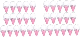 Lux shiny 32 pièces récipients en plastique transparent pour crème glacée de ssert