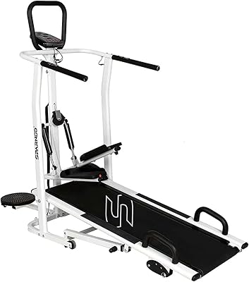 Tapis de course manuel sparnod fitness sth-600 pour salle de sport à domicile