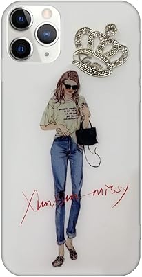 Coque de protection rigide margoun au design élégant fille pour iphone 11 pro
