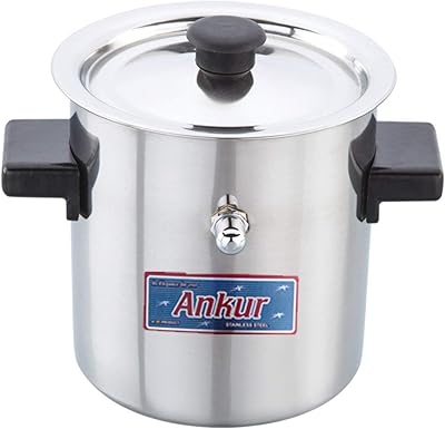 Chaudière à lait en acier inoxydable induction anchor (15 l argent)