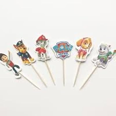Ensemble de fournitures de fête d'anniversaire paw patrol party de 24 pièces