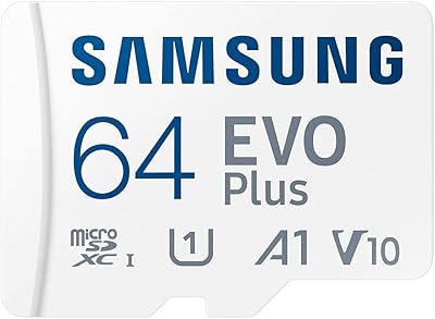 Carte mémoire samsung evo plus microsd sdxc u1 classe 10 a1 jusqu'à 130
