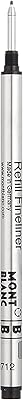 Recharge pour stylo plume mont blanc light, 2 en 1, noir mystique (105170)