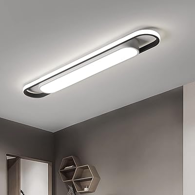 Narome plafonnier led moderne, 28,3 pouces, plafonnier en métal 50w, lampe d'éclairage pour salon chambre salle à manger bureau couloir (lumière blanche 6000k). Shopping en ligne au Sénégal ? Pensez Diaytar !