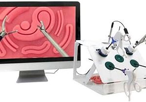 BOÎTE DE FORMATION EN CHIRURGIE EN FORME DE TULIPE AVEC 4 INSTRUMENTS CHIRURGICAUX
