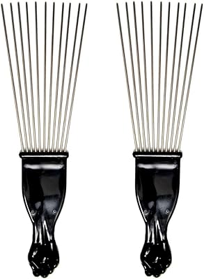 Peigne à cheveux luxxi afro pick lift (paquet de 2) peigne à cheveux