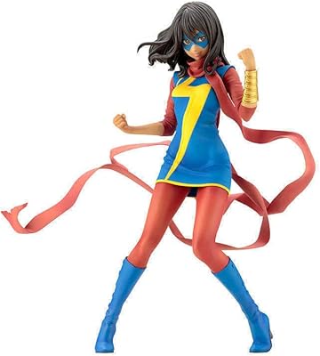 Statue de mme kamala khan bishoujo de l'univers marvel de kotobukiya marvel universe