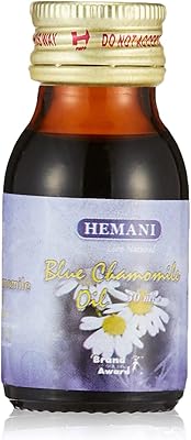 Huile de camomille bleue hemani - huile naturelle 30 ml aide à éviter