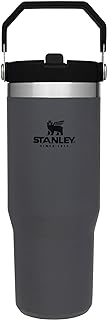 Tasse ice flo en acier inoxydable stanley bouteille d'eau isolée sous vide charbon