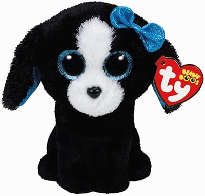 Poupée chien typenny tracy noir blanc taille régulière