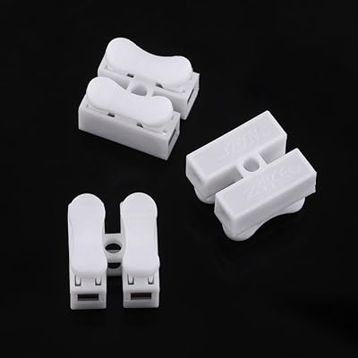 100 pièces connecteurs de fil à ressort 10a 220v 2 broches