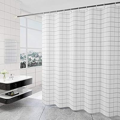 Rideau de douche imperméable avec 12 crochets (200 x 180 cm) d'urbazaar(de)