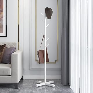 Temmy care porte-manteau en métal sur pied, porte-chapeau, porte-manteaux, support organisateur d'entrée