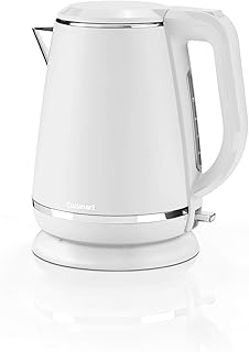 Bouilloire cuzinart, 3 kw, acier inoxydable, finition mate, 1,5 litre, cjk780wu
