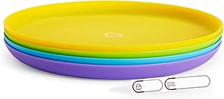 Ensemble de vaisselle pour enfants munchkin (4 pièces) sans bpa, passe au micro-ondes