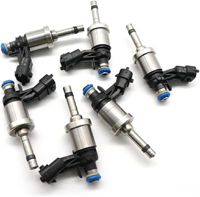 6 pièces d'injecteur de carburant 12638530 0261500114 compatible avec gm ch-evrolet camaro traverse