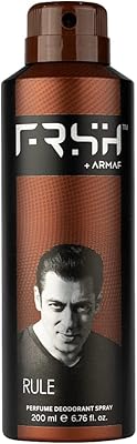 Spray corporel roll-on parfumé fresh + armaf, longue durée 200 ml, marron