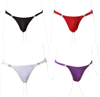 Sous-vêtements en maille de soie respirante pour hommes, sous-vêtements sexy transparents, cadeau