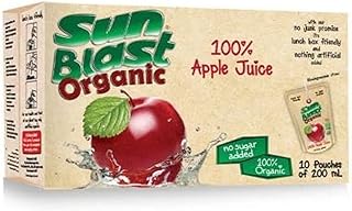 Jus de pomme biologique sun blast - 10 x 200 ml
