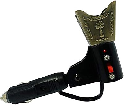 Brûleur d'encens électrique pour voiture, encens à l'huile de bois de oud, brûleur