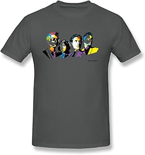 T-shirt à manches courtes en coton à col rond avec logo arctic monkeys
