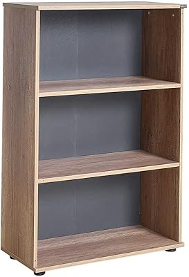 Adore furniture rio grande bibliothèque avec 3 étagères, 72 x 109 x 34
