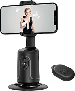 Trépied de suivi automatique du visage avec télécommande rotation à 360