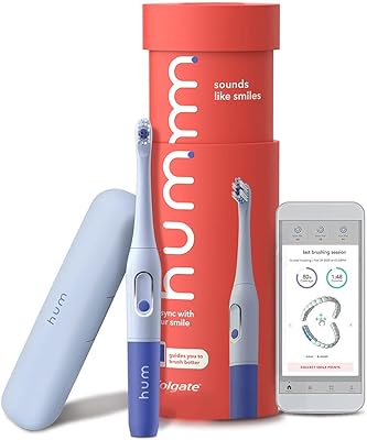 Ensemble de brosses à dents intelligentes à piles home by colgate avec sac