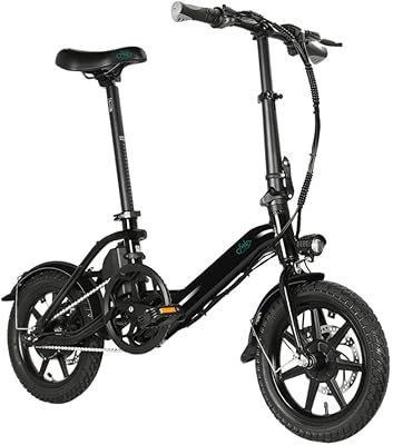 Vélo électrique pliant fido d3 pro, noir