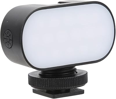 Lampe vidéo led, lumière d'enregistrement vidéo pour téléphone et appareil photo, mini lumière