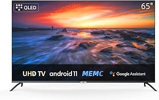 Chiq u65qm8v qled smart tv, hd, 65 pouces, android 11.0, hdr10, a+, wifi