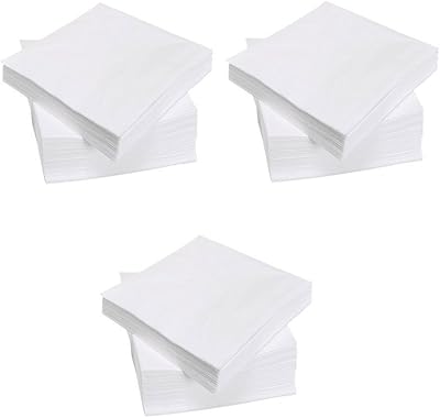 Serviettes en papier ikea fantastisk blanches (40 x 40 cm), 3 épaisseurs, 3