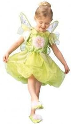 Costume officiel rubie's disney princess fée clochette platine 883685l, taille l (7-8 ans)