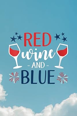 Tracker d'achats en ligne | femme vin rouge et bleu drapeau américain du