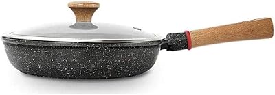 Zhjxq poêle à steak composite multicouche base durable oeufs au plat petit déjeuner
