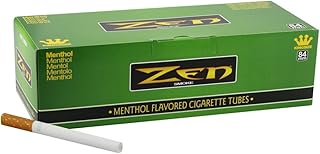 Pipes à cigarettes mentholées zain king size 1 boîte - 200 pièces